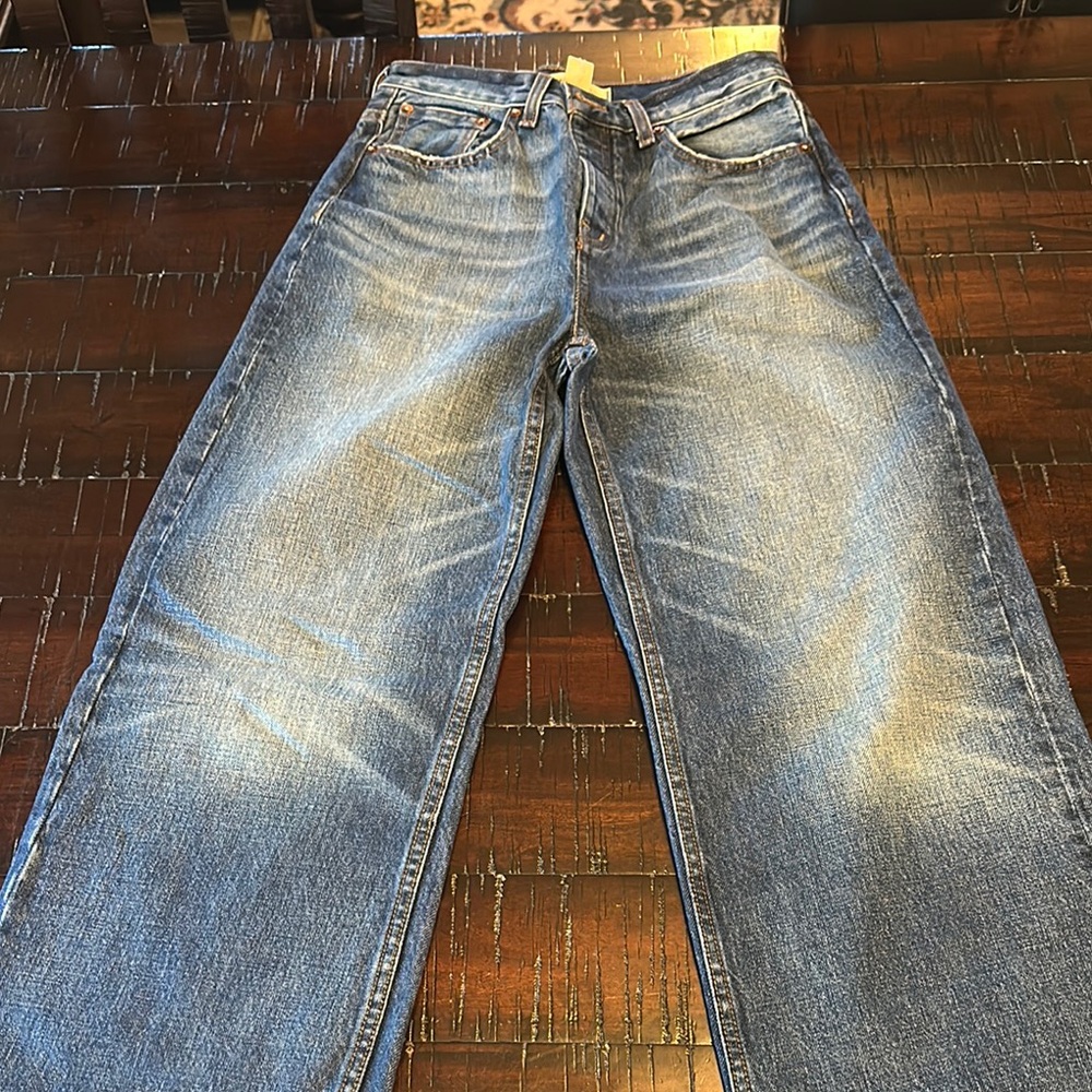Madewell Blue Boyfriend Jeans Relaxed Fit